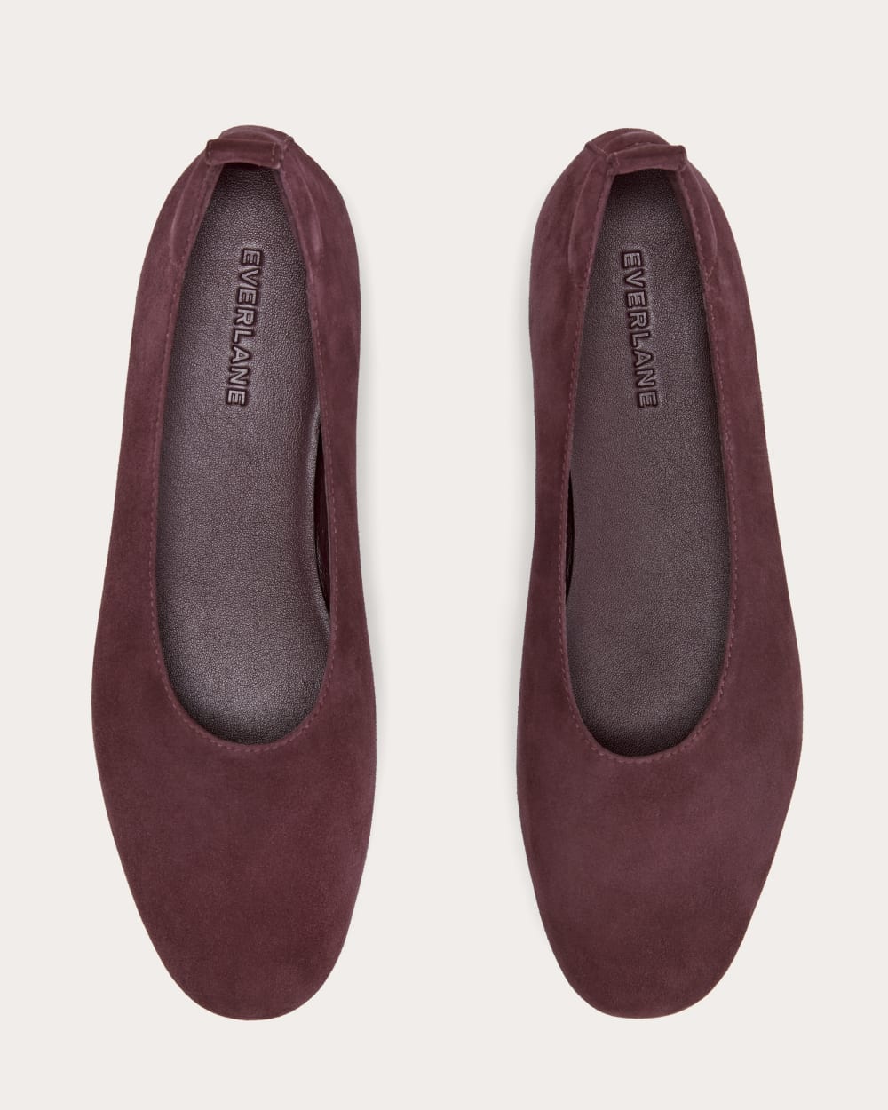 The Day Glove in Bordeaux Suede — detail view