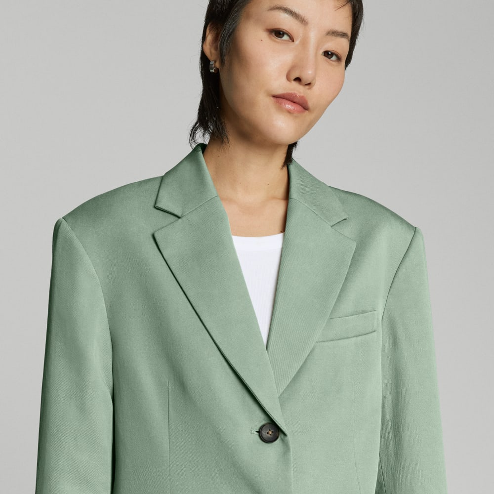 The ’80s Blazer in Lily Pad — detail view