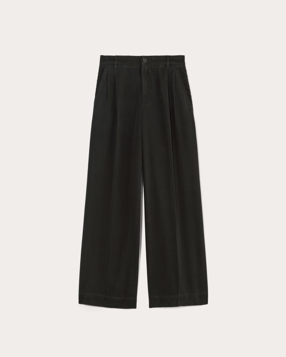 The Trouser in Buttersoft in Black — alternate view