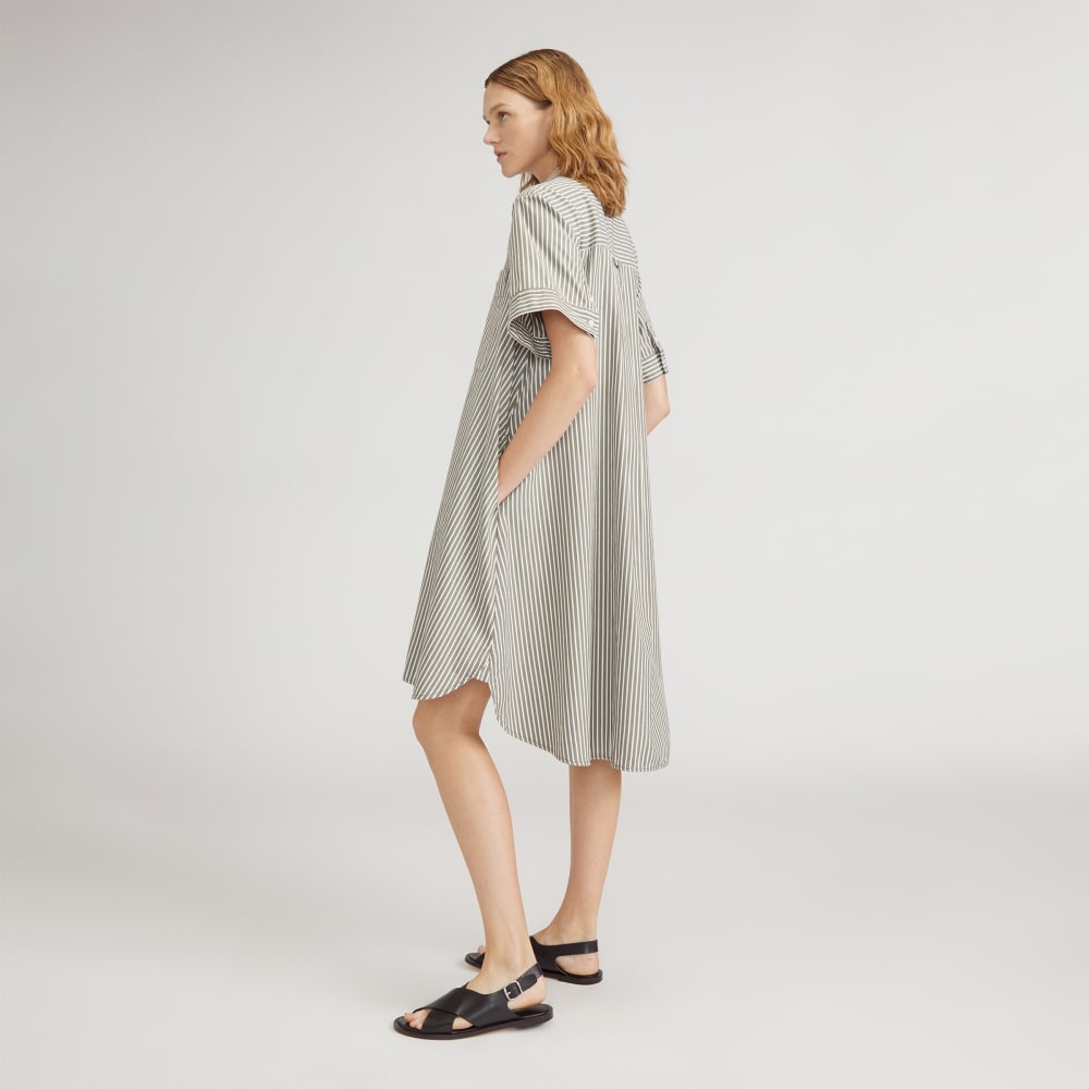 The Daytripper Dress in Kalamata / Canvas Tan — detail view