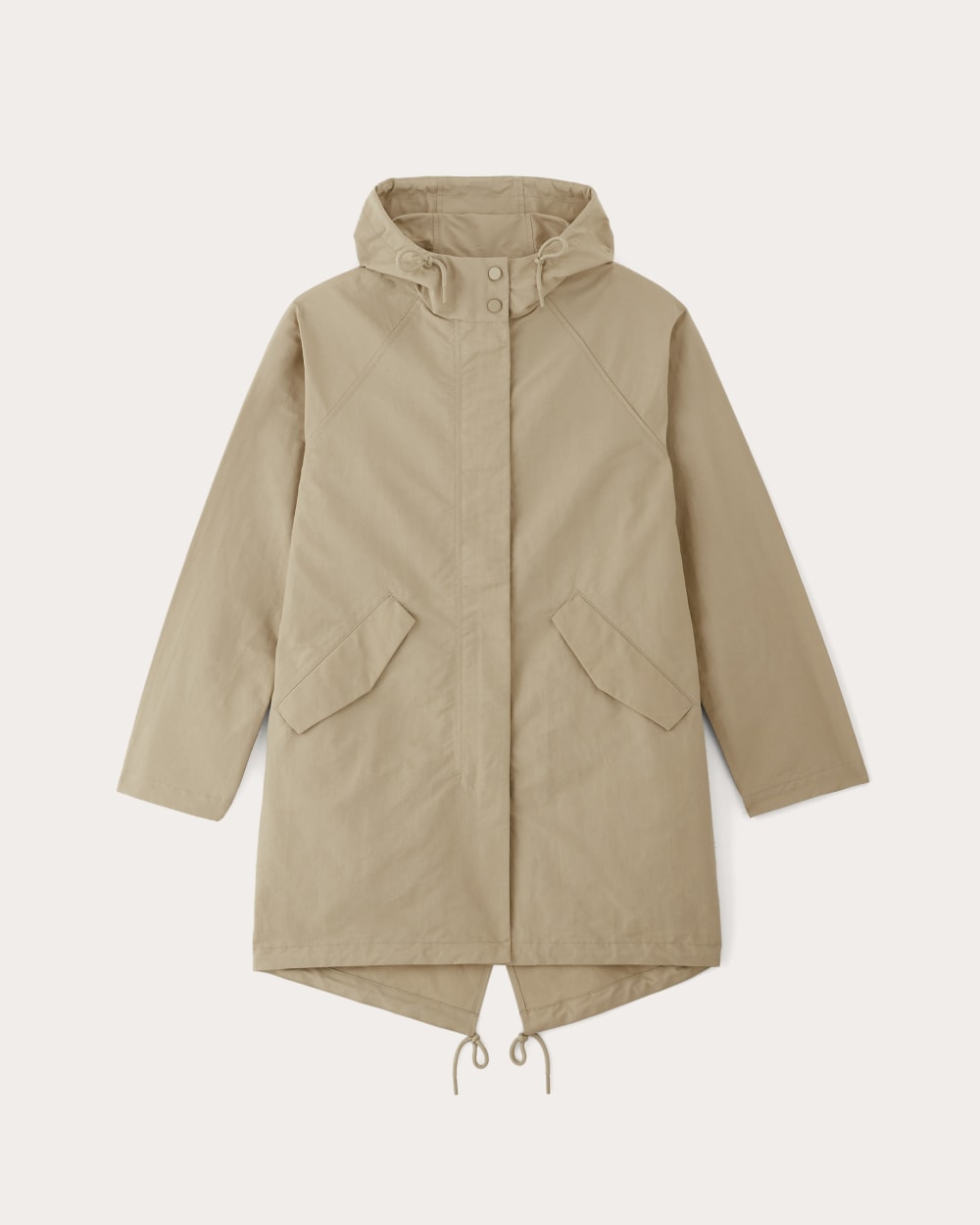 The Anorak in Trench Coat Khaki — alternate view
