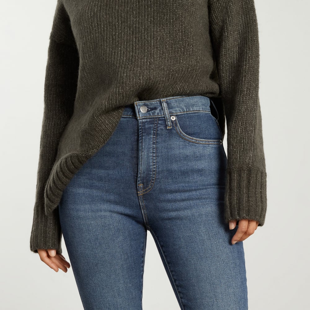The Way-High® Skinny Jean in Authentic Blue — detail view