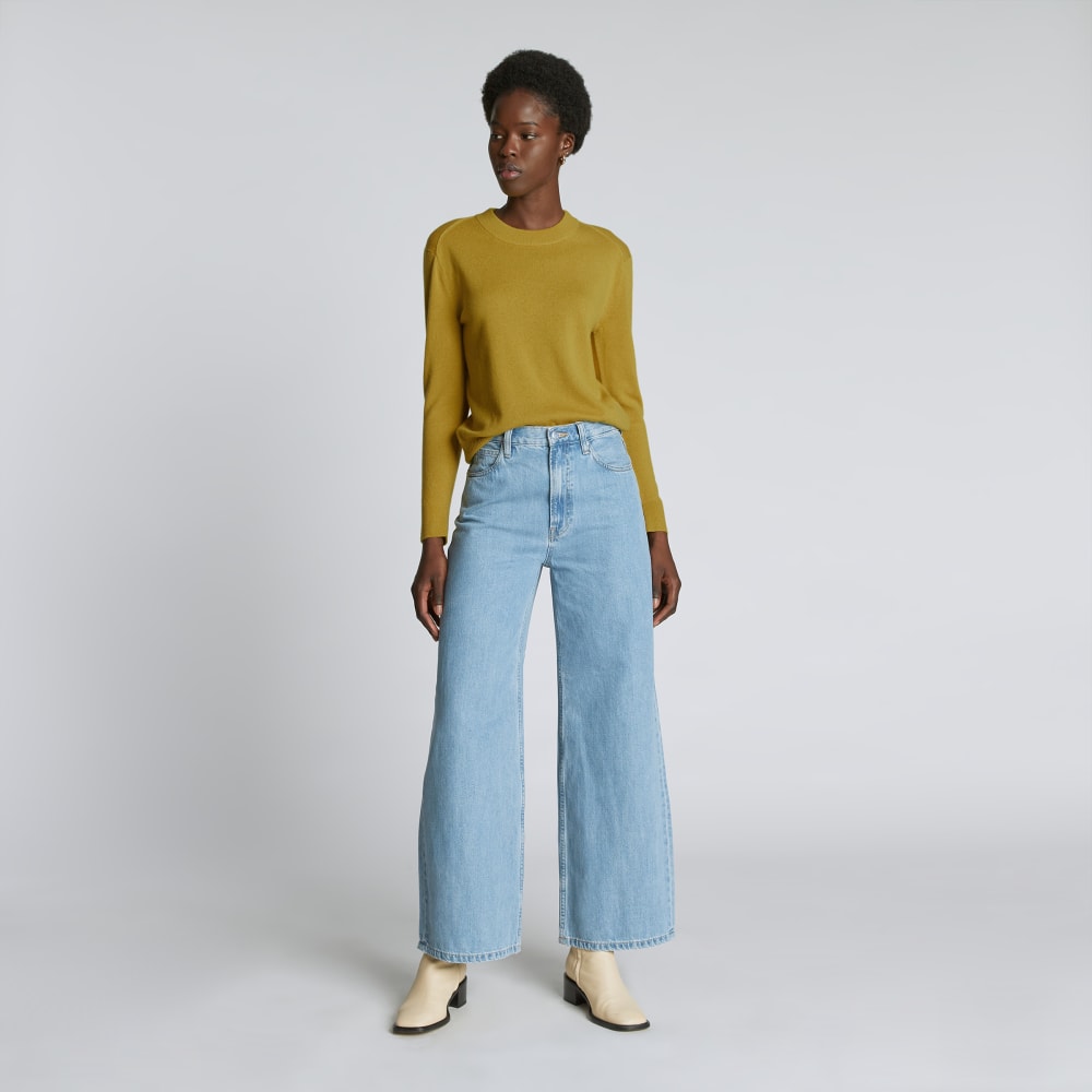 The Cashmere Crew in Golden Palm — detail view