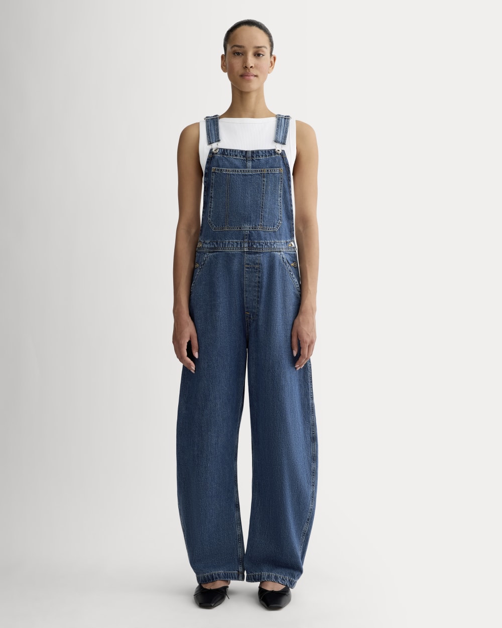 The Curve Overall in Medium Blue — front view