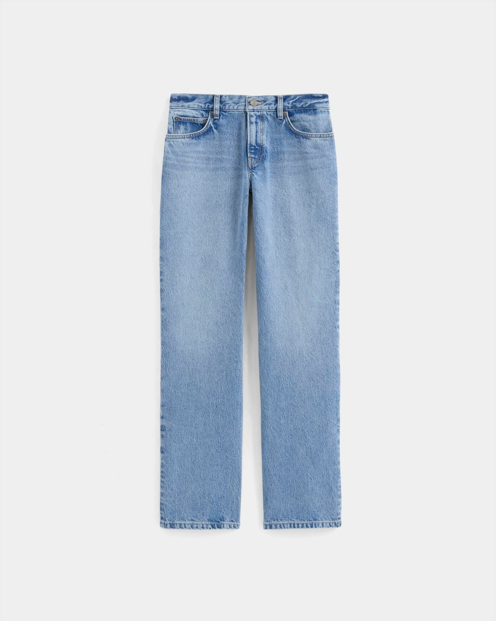 Everlane x Elena Bonvicini La Brea Low-Rise Baggy Jean in Crystal Cove Indigo — alternate view