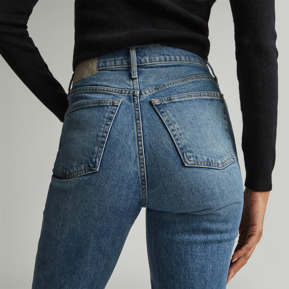 The Original Cheeky® Jean in Worn-In Mid Blue — detail view