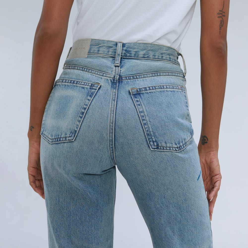 The Rigid Way-High® Jean in Paint Splatter — detail view