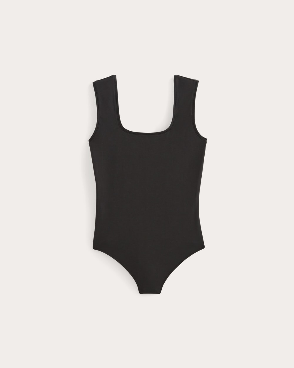 The Form Square-Neck Bodysuit in Black — alternate view