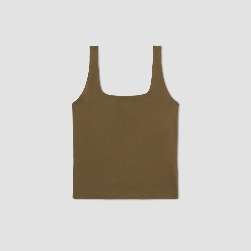 The Supima® Sleeveless Top in Beech — alternate view