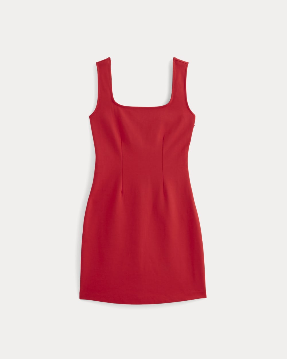 The Dream Square-Neck Dress in Classic Red — alternate view