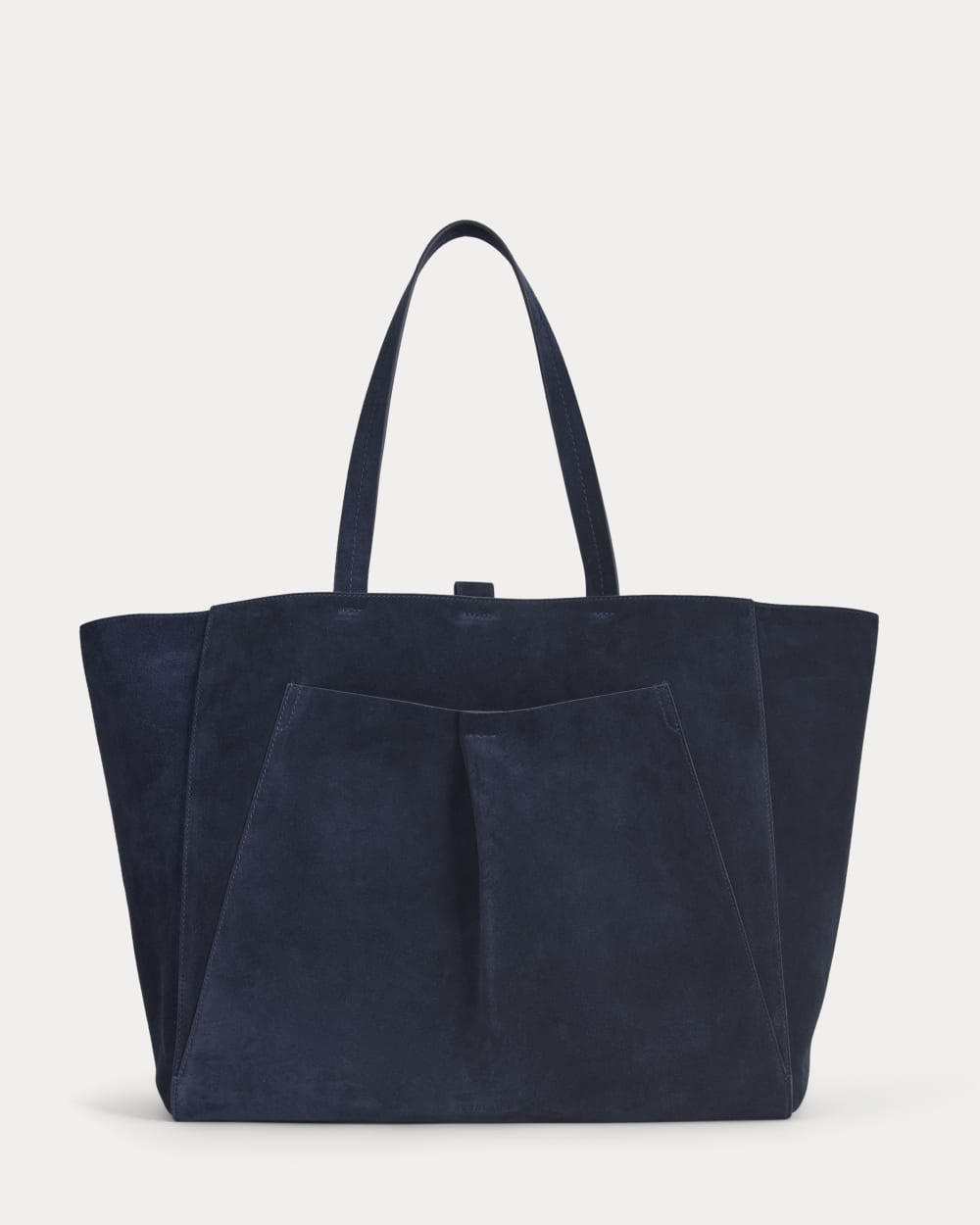 Studio Market Tote in Navy — front view
