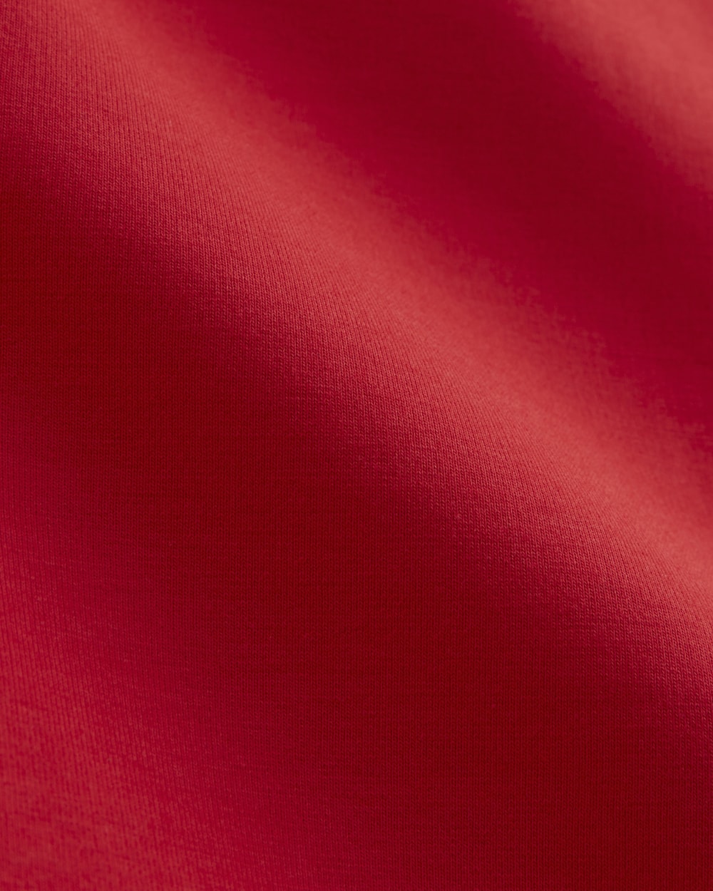 The Dream Square-Neck Dress in Classic Red — detail view