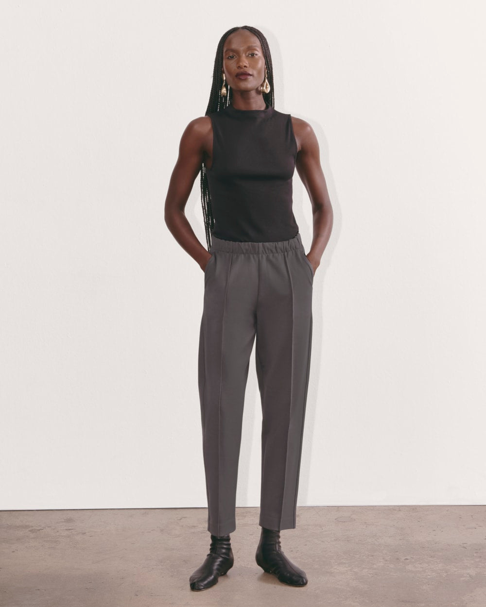 The Dream Pant® in Graphite — detail view