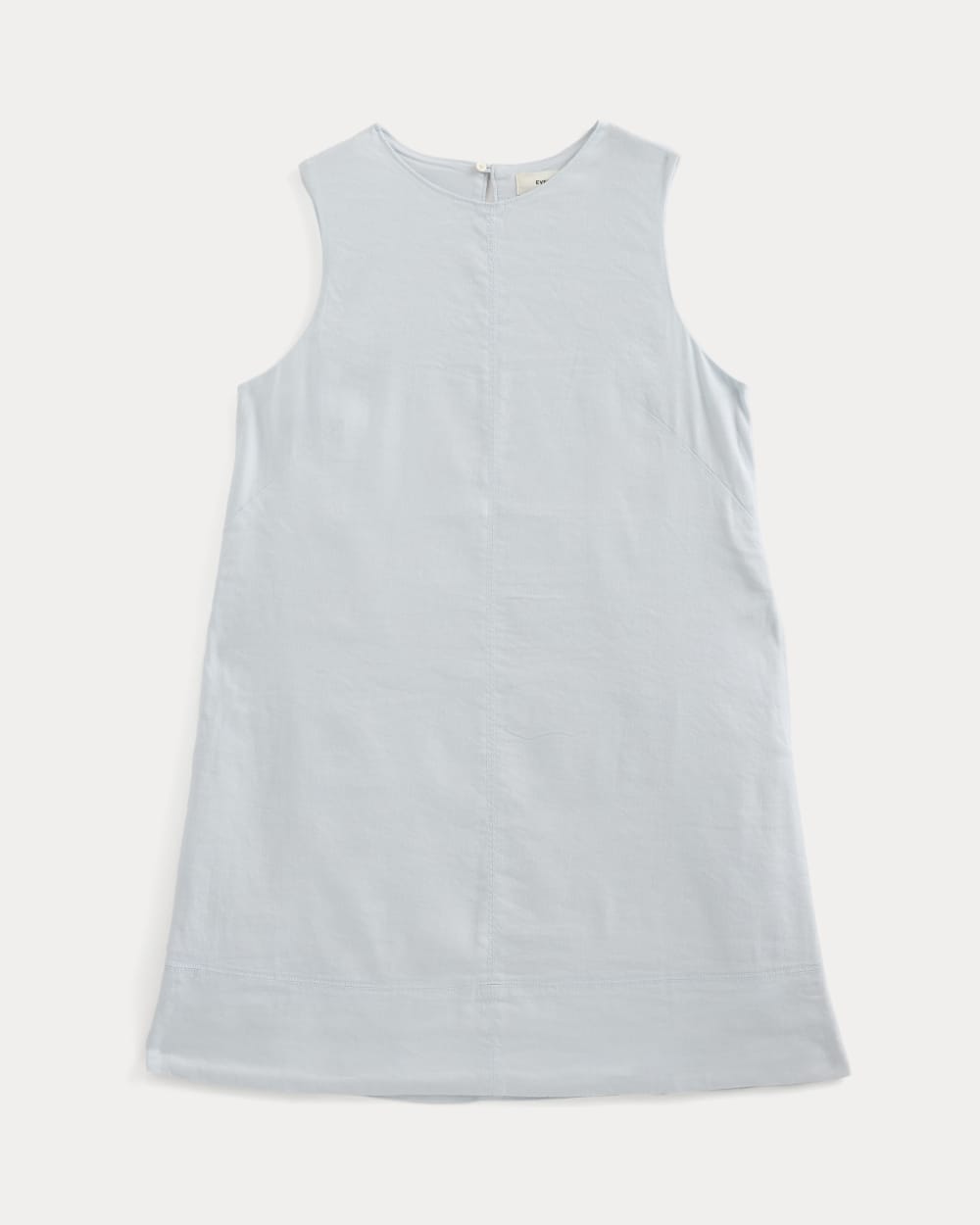 The Shift Dress in Stretch Linen in Skywriting — alternate view