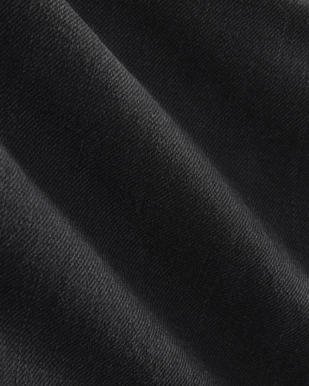The Gardener Pull-On Jean in Washed Black — detail view