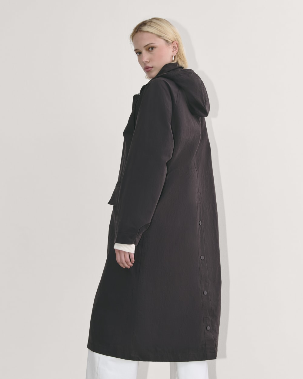 The Oversized Anorak in Black — detail view