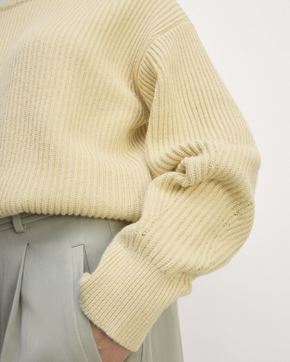 The Cocoon Crew in Everyday Cotton in Parsnip — detail view