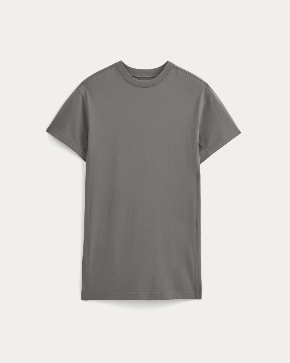 Weekend Tee Mini Dress in Charcoal Grey — alternate view