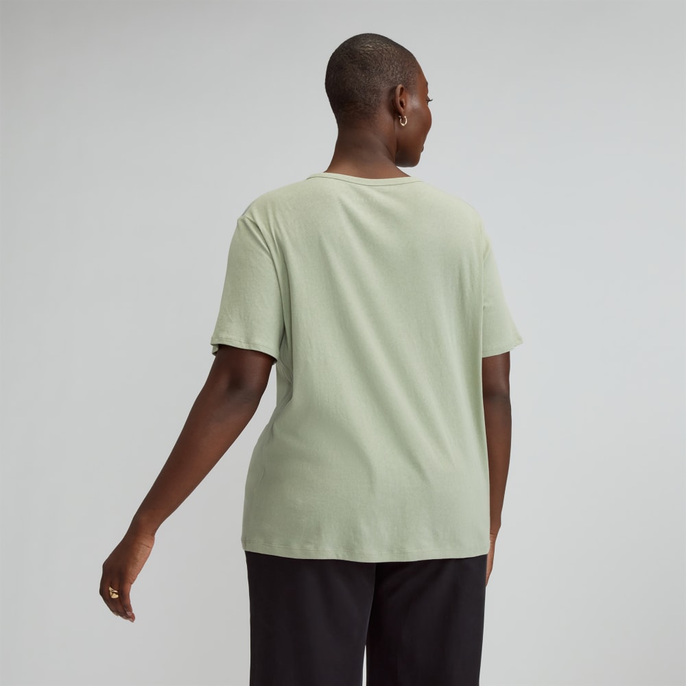 The Air Tee in Seagrass — detail view