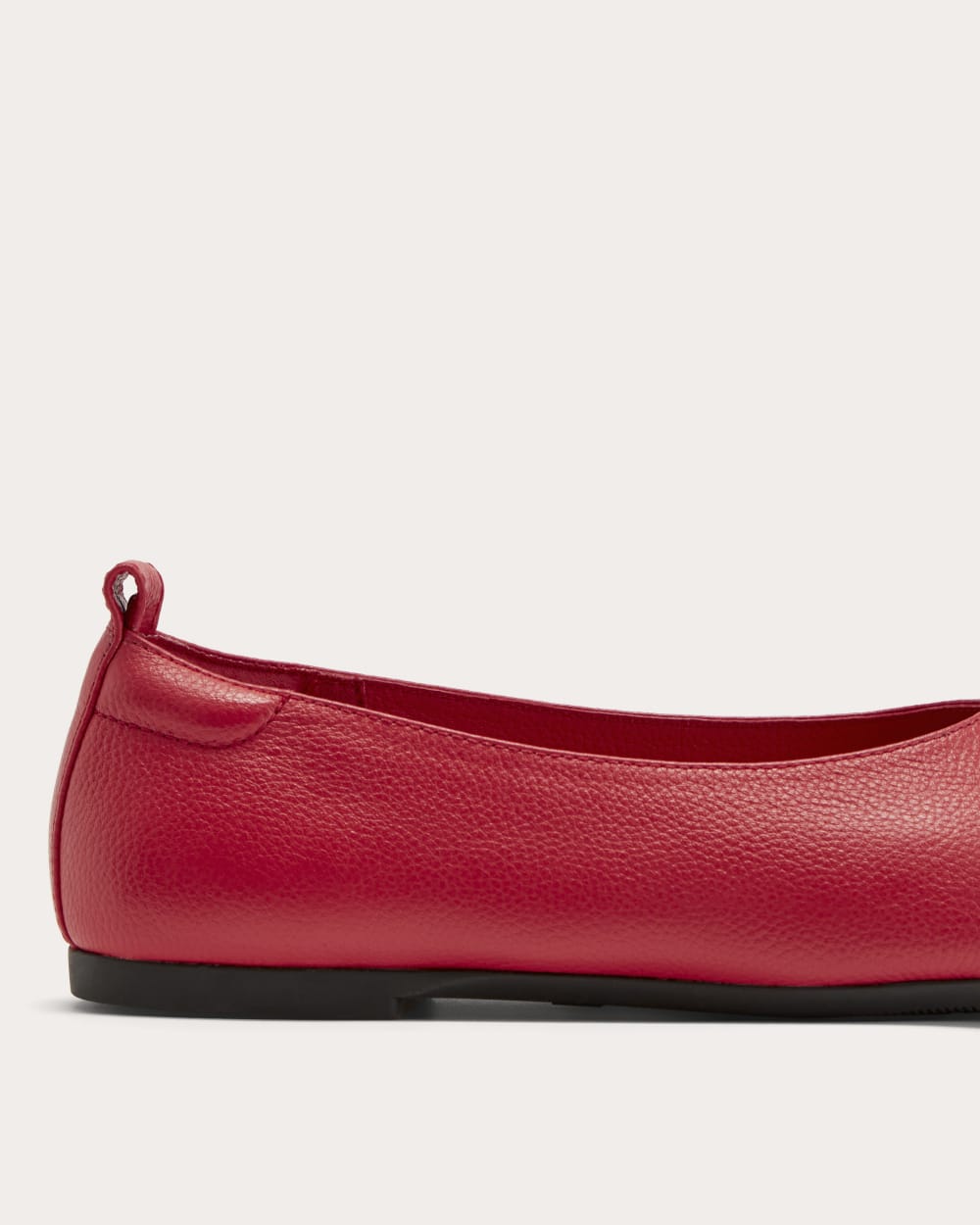 The Day Glove in Classic Red — detail view