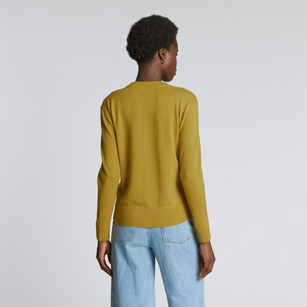 The Cashmere Crew in Golden Palm — detail view