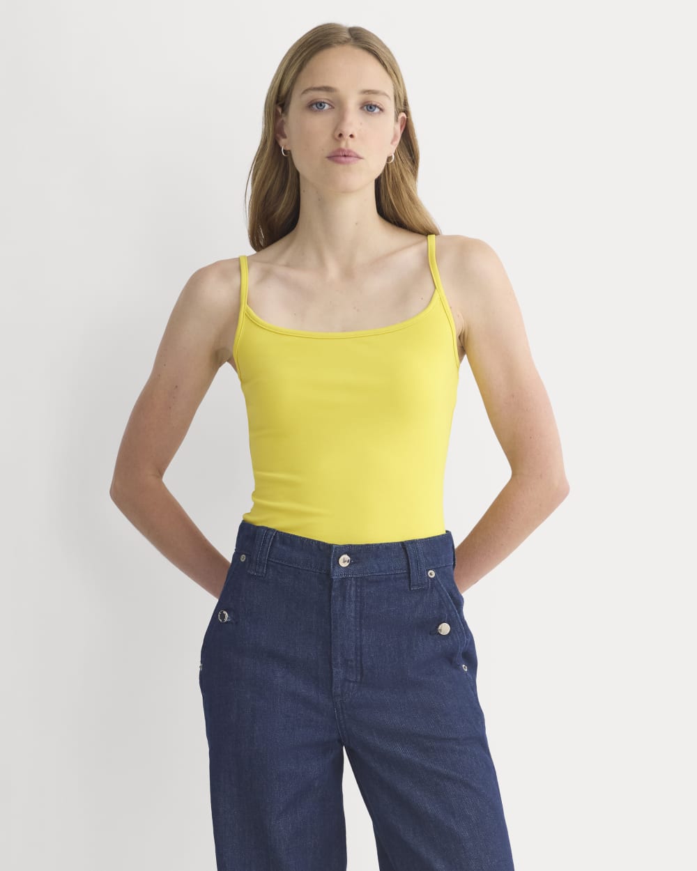Scoopneck Cami in Passion Fruit — front view
