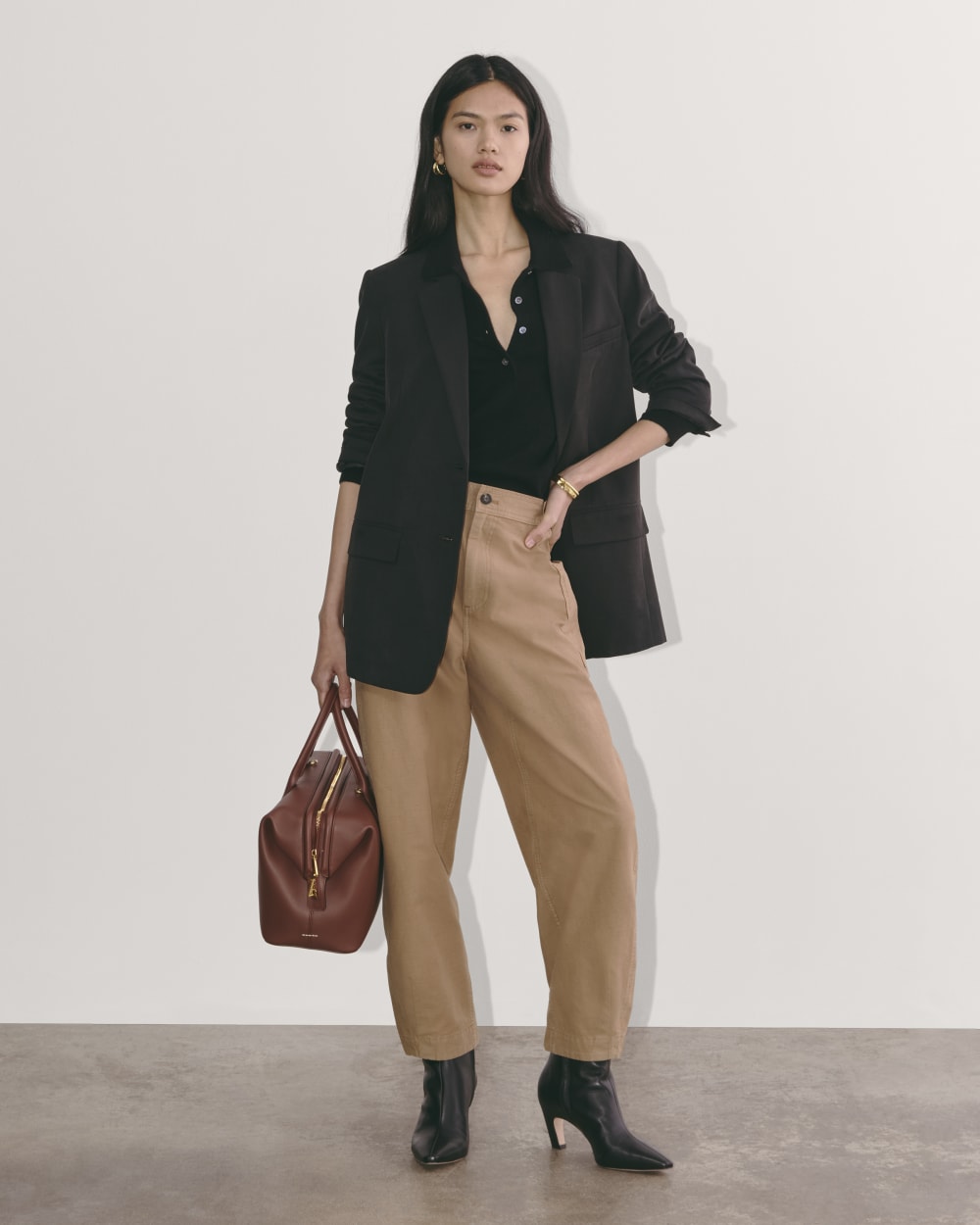 The Fatigue Barrel Pant in Toasted Coconut — front view