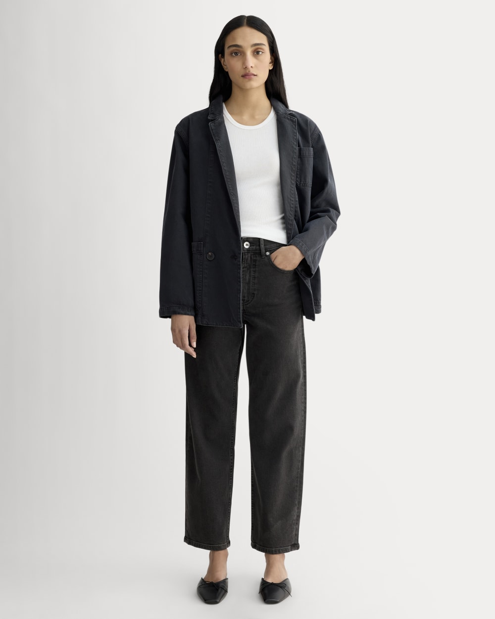 The Way-High® Jean 2.0 in Washed Black — front view
