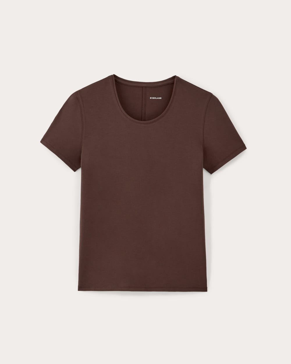 The Form Tee in Dark Mahogany — alternate view