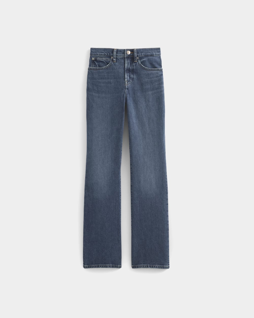 High-Rise Slim Bootcut Jean in Dark Indigo — alternate view