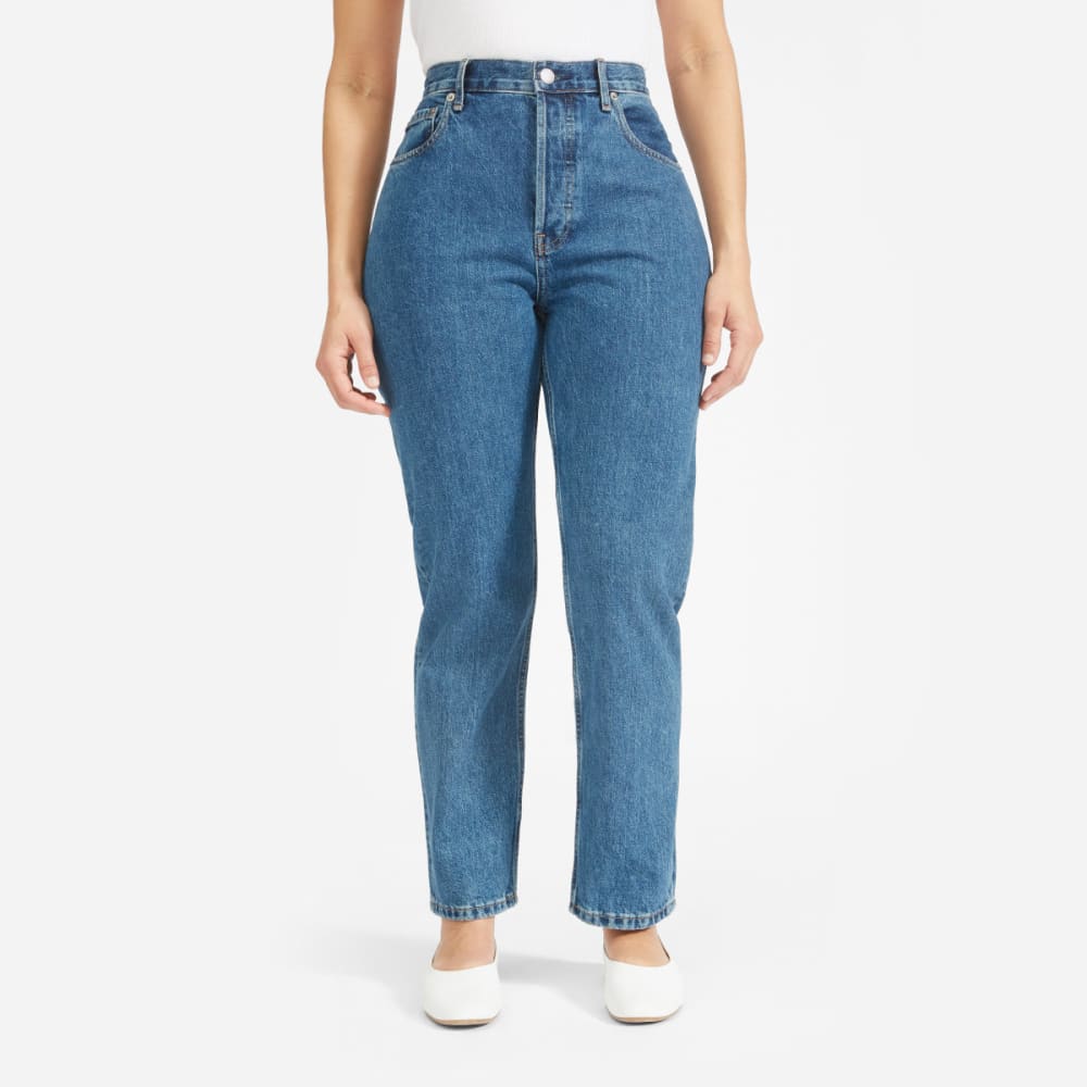 The ’90s Cheeky® Jean in Medium Blue Wash — detail view