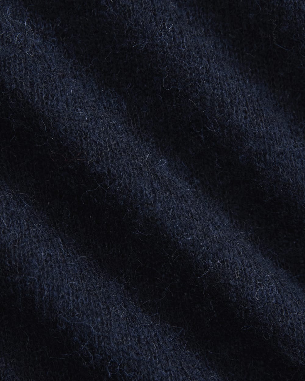 The Air Alpaca™ Short-Sleeve Cardigan in Navy — detail view