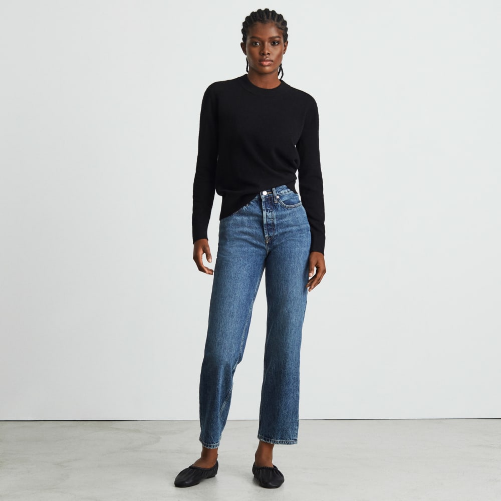 The Rigid Way-High® Jean in Worn-In Blue — detail view