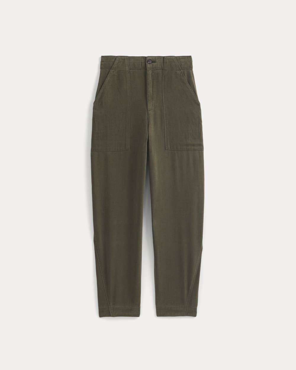 Patch Pocket Ballon Pant in Buttersoft in Olive Night — alternate view