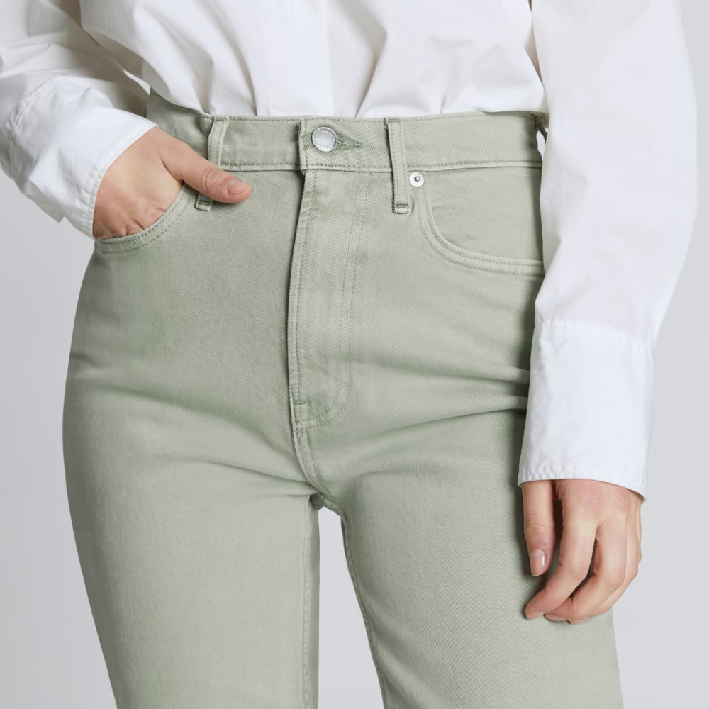 The Original Cheeky® Jean in Aqua Grey — detail view