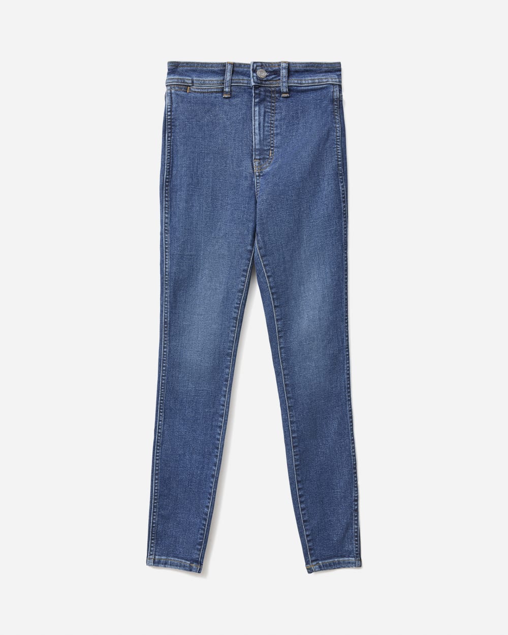 The Way-High® Clean Front Skinny Jean in Vintage Blue — detail view
