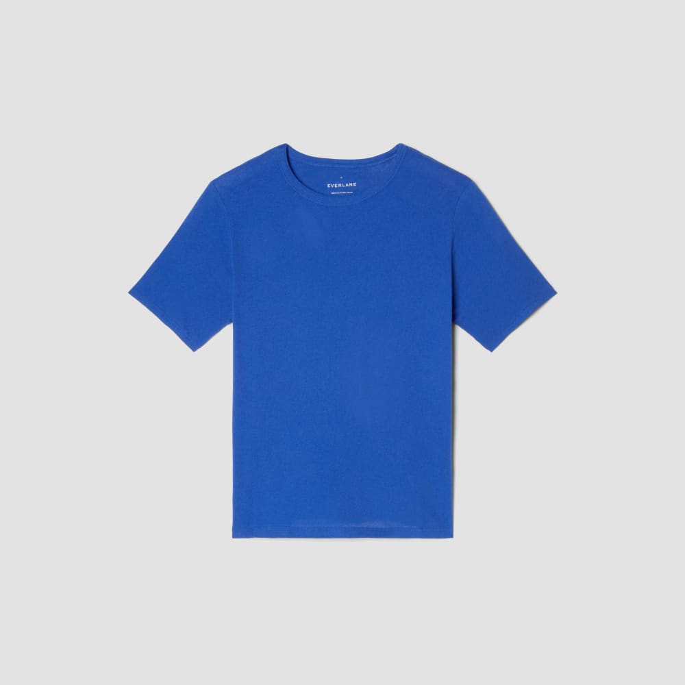 The Air Tee in Mazarine Blue — alternate view