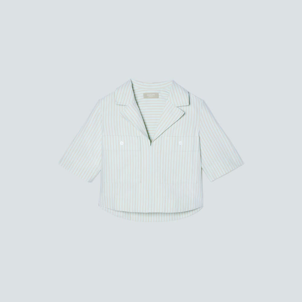 The Oxford Popover in Apricot Tan / Spray — front view