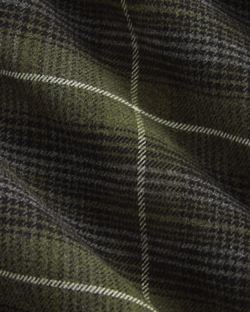 Flannel Shirt in Heather Beech — detail view