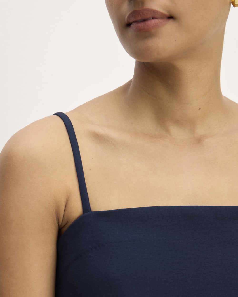 The Dream Everywhere Dress in Navy — detail view