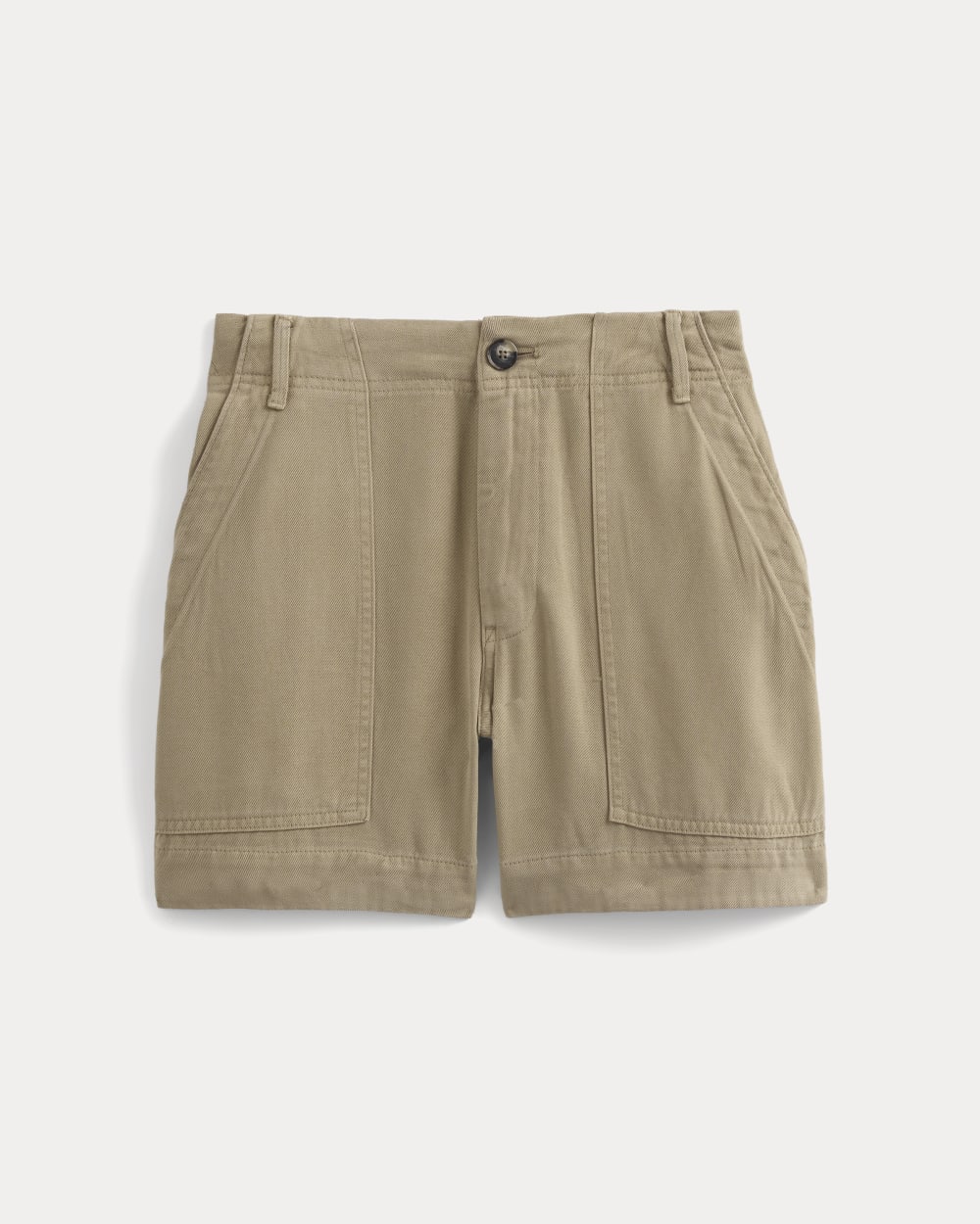 The Utility Short in Buttersoft in Chinchilla — alternate view