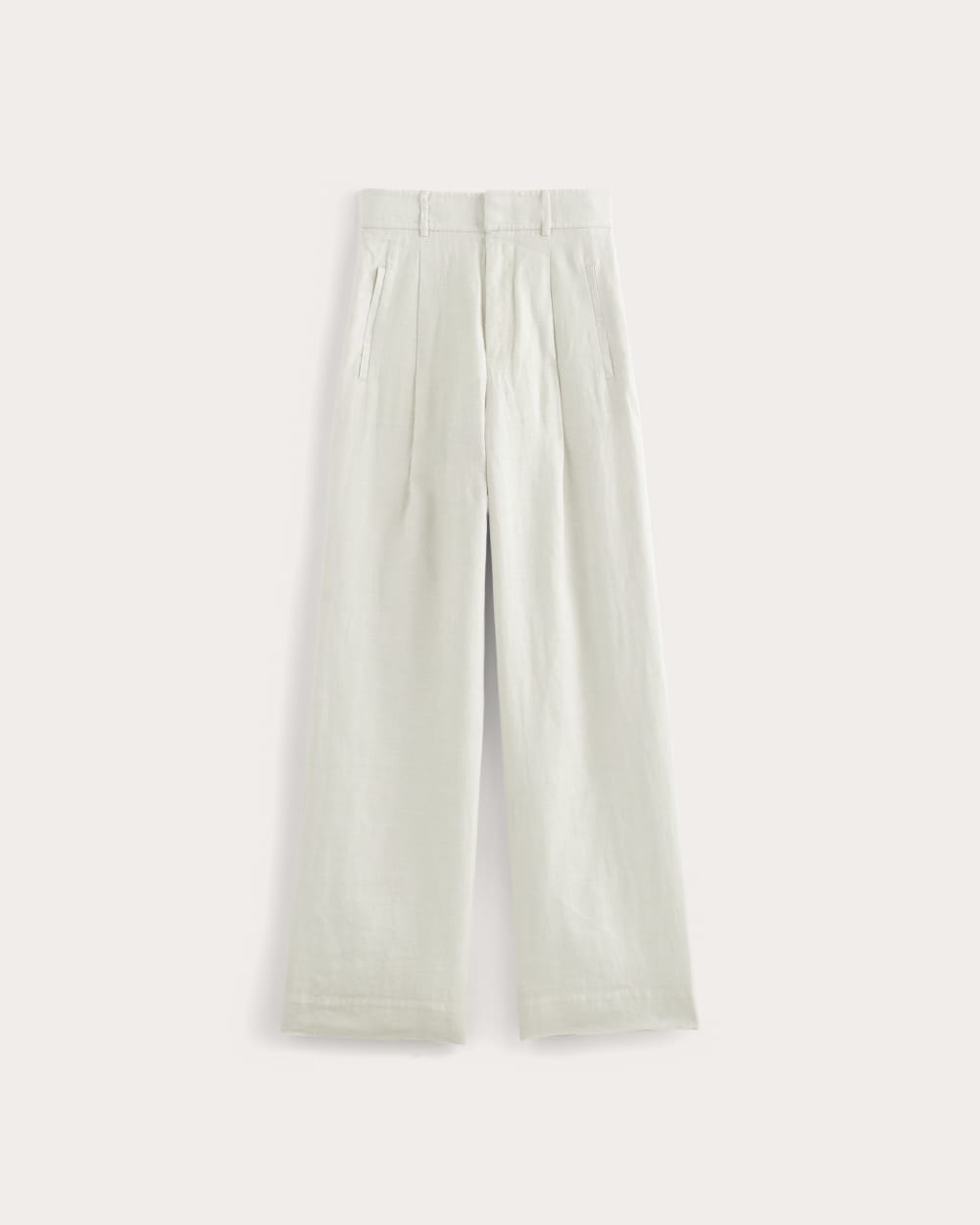 The Linen Way-High® Drape Pant in Natural Chambray — alternate view
