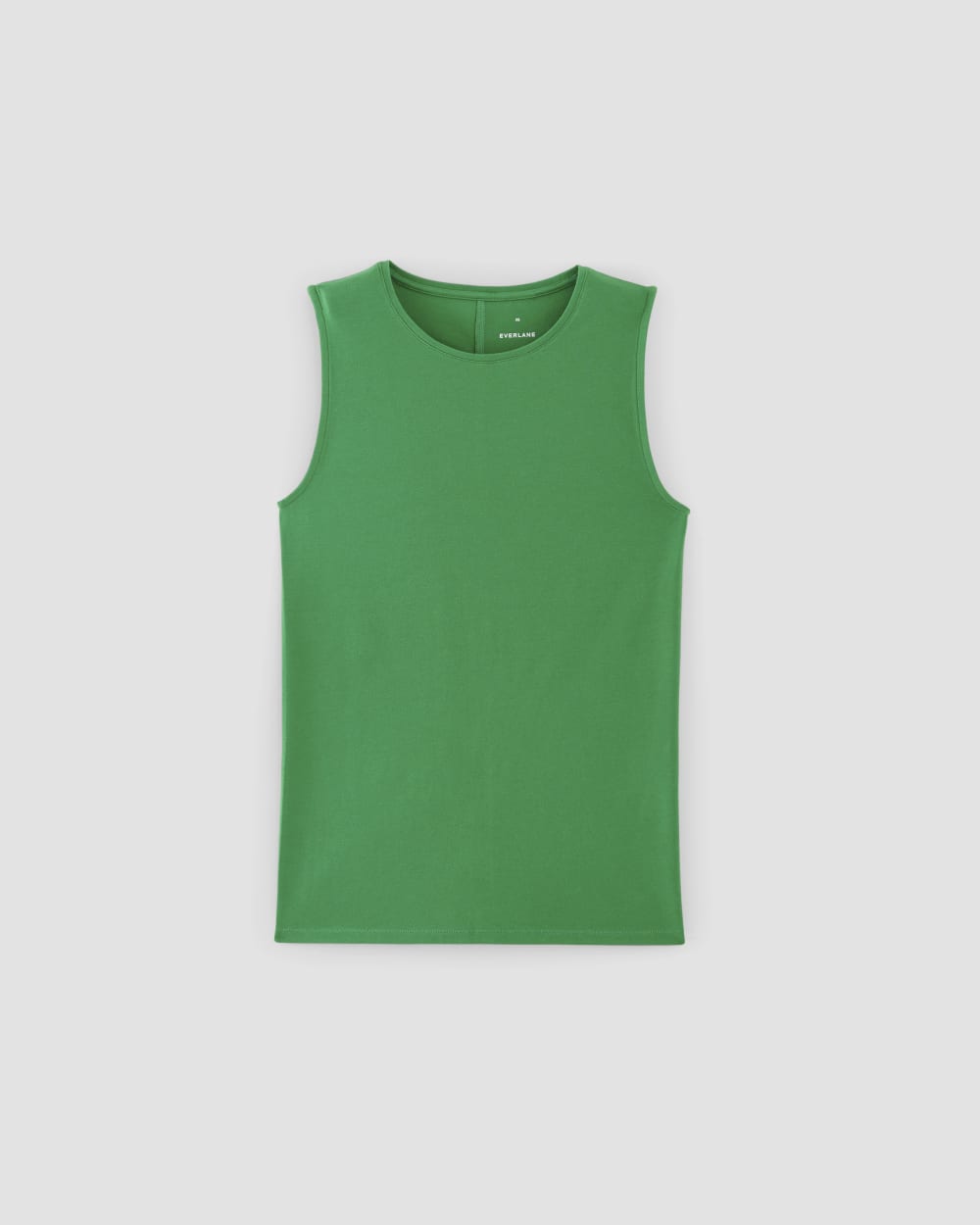 The Supima® Form Tank in Grass Green — alternate view