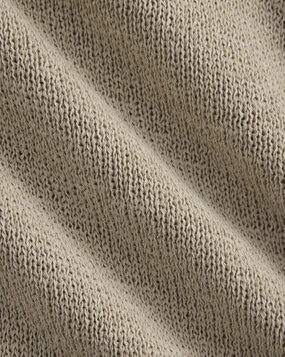Racerback V-Neck Sweater in Peyote — detail view