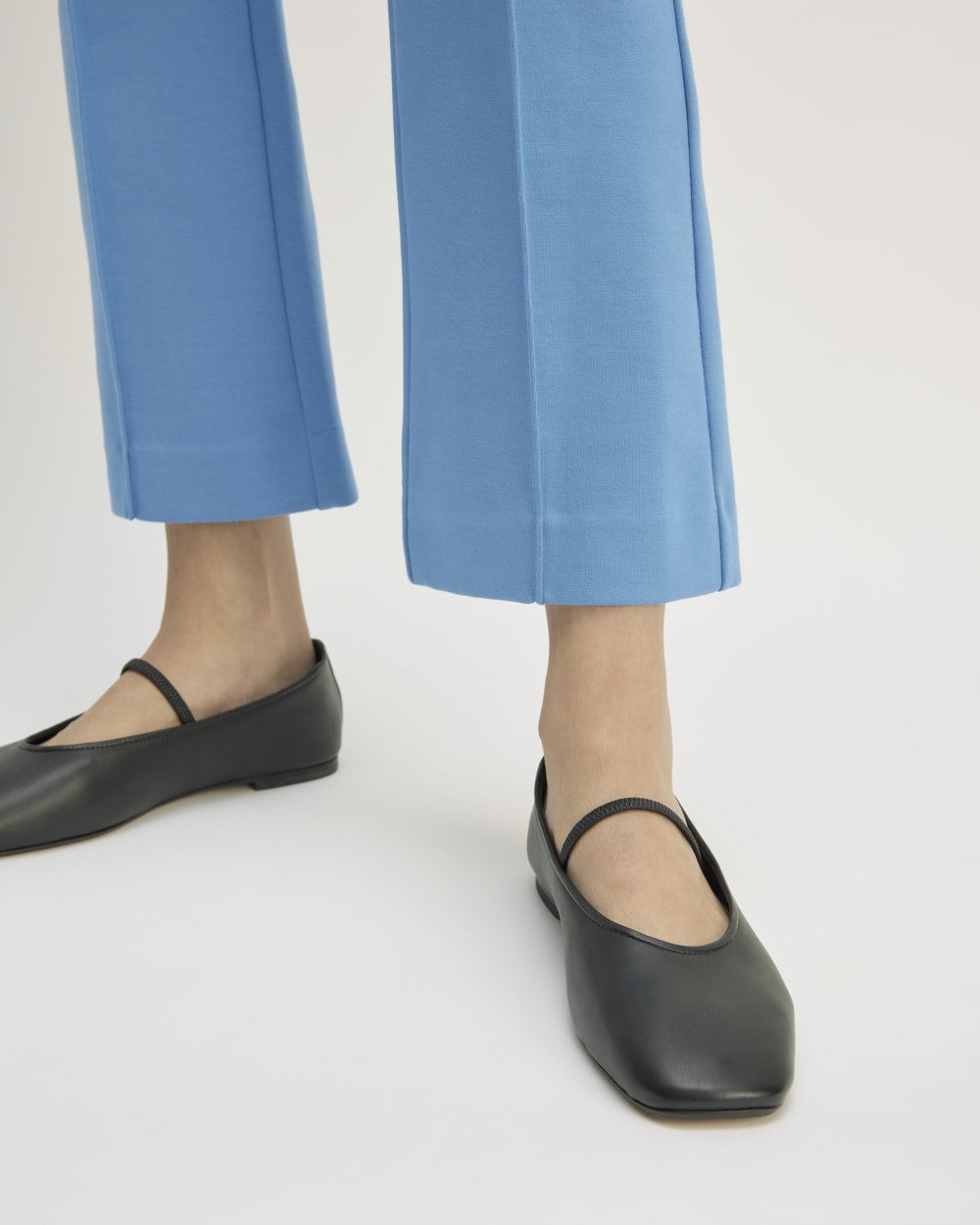 The Dream Kick Flare Pant in Heritage Blue — detail view