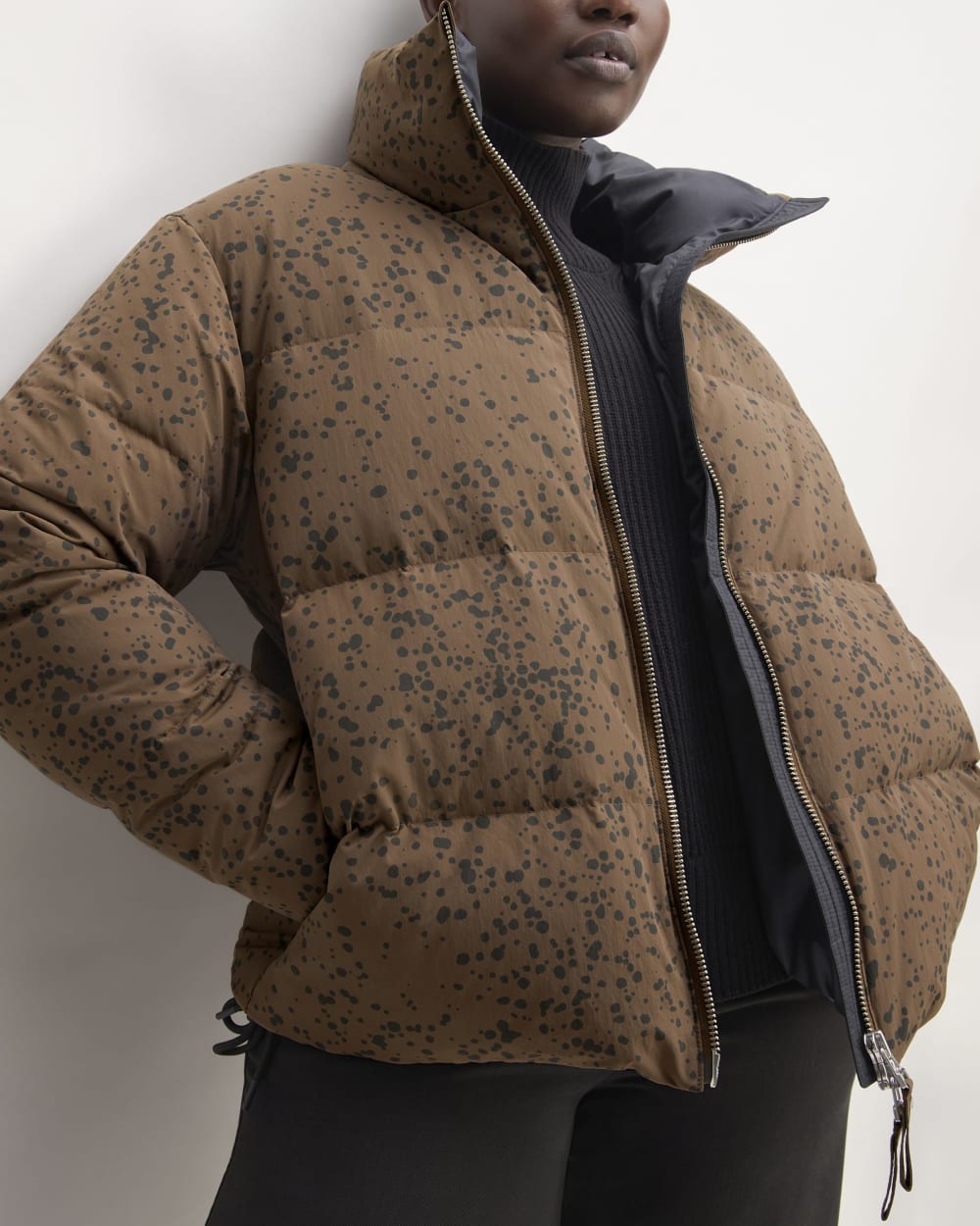 The Puffer Bomber in Cocoa Moonsplatter — detail view