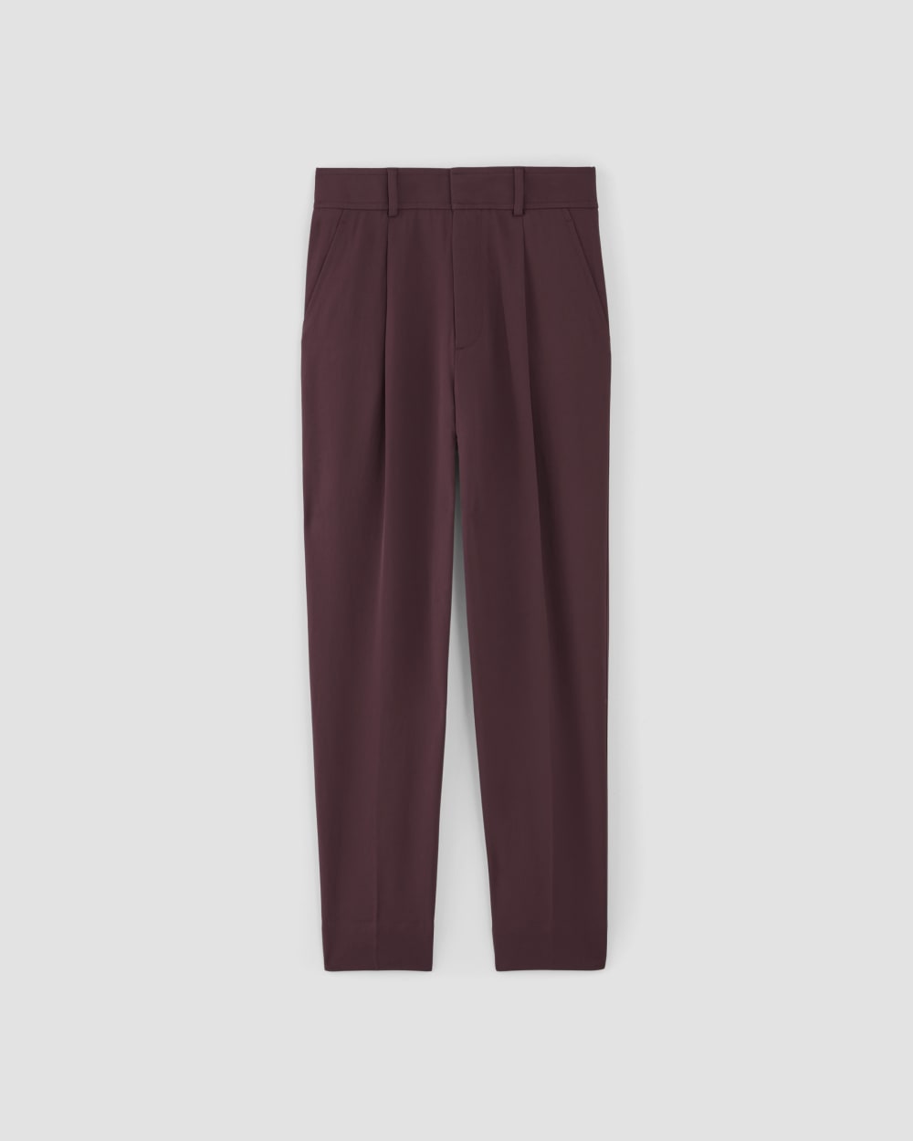 The Japanese GoWeave Way-High® Tapered Pant in Burgundy — alternate view