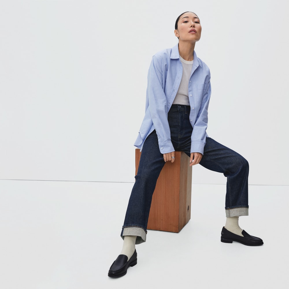The Way-High® Jean in Indigo Rinse — detail view