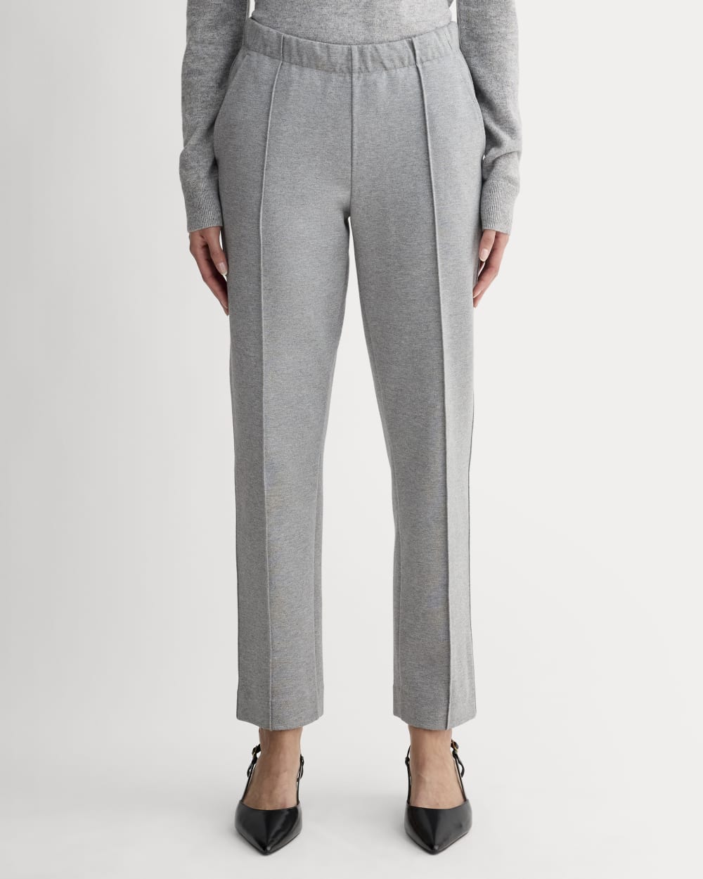 The Dream Pant® in Mid Heather Grey — detail view