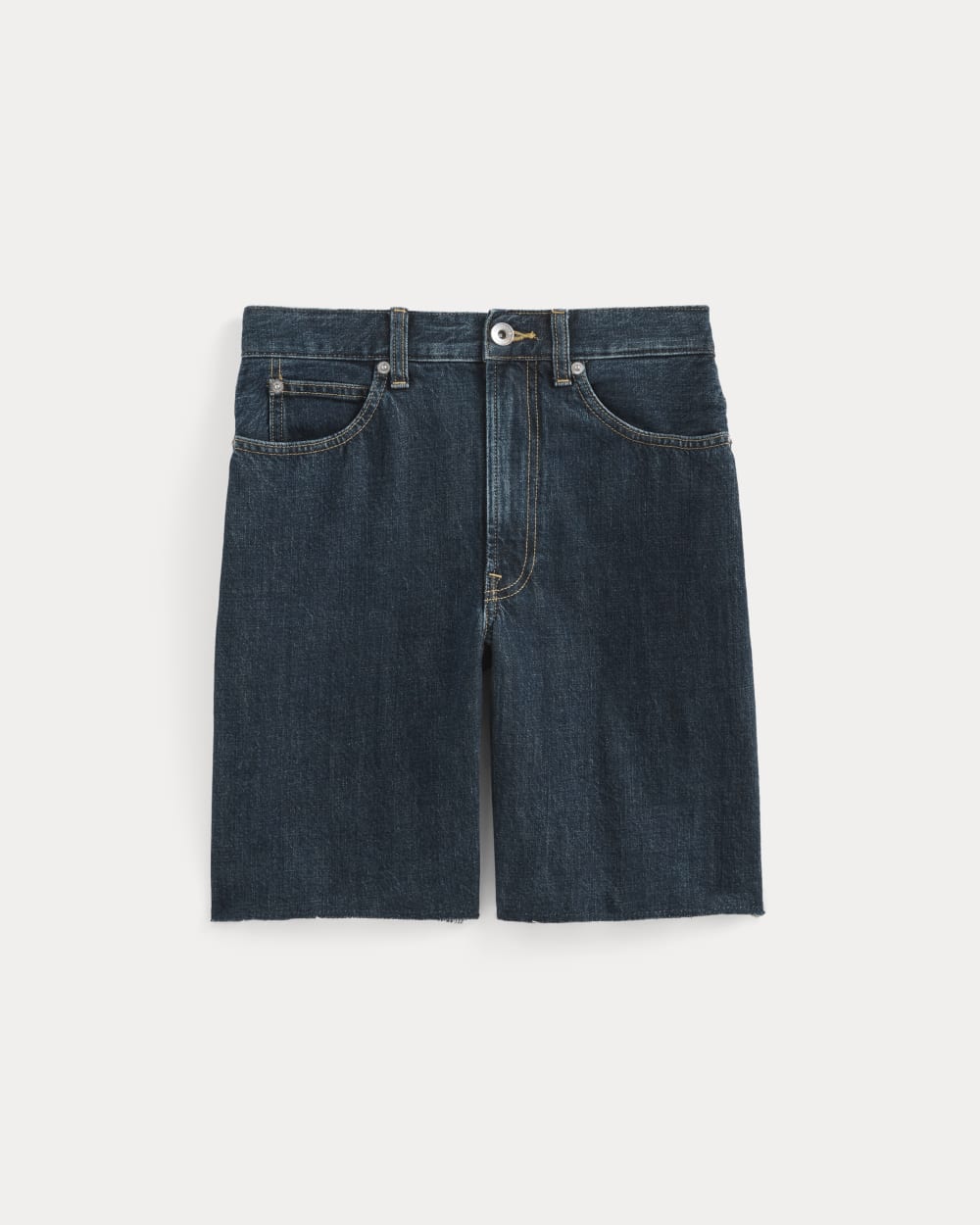 The OG Baggy Jean Short in Dark Indigo — alternate view